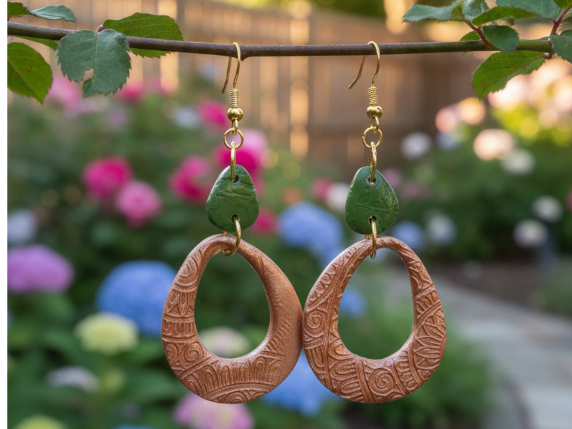 Elegant Copper Dangles