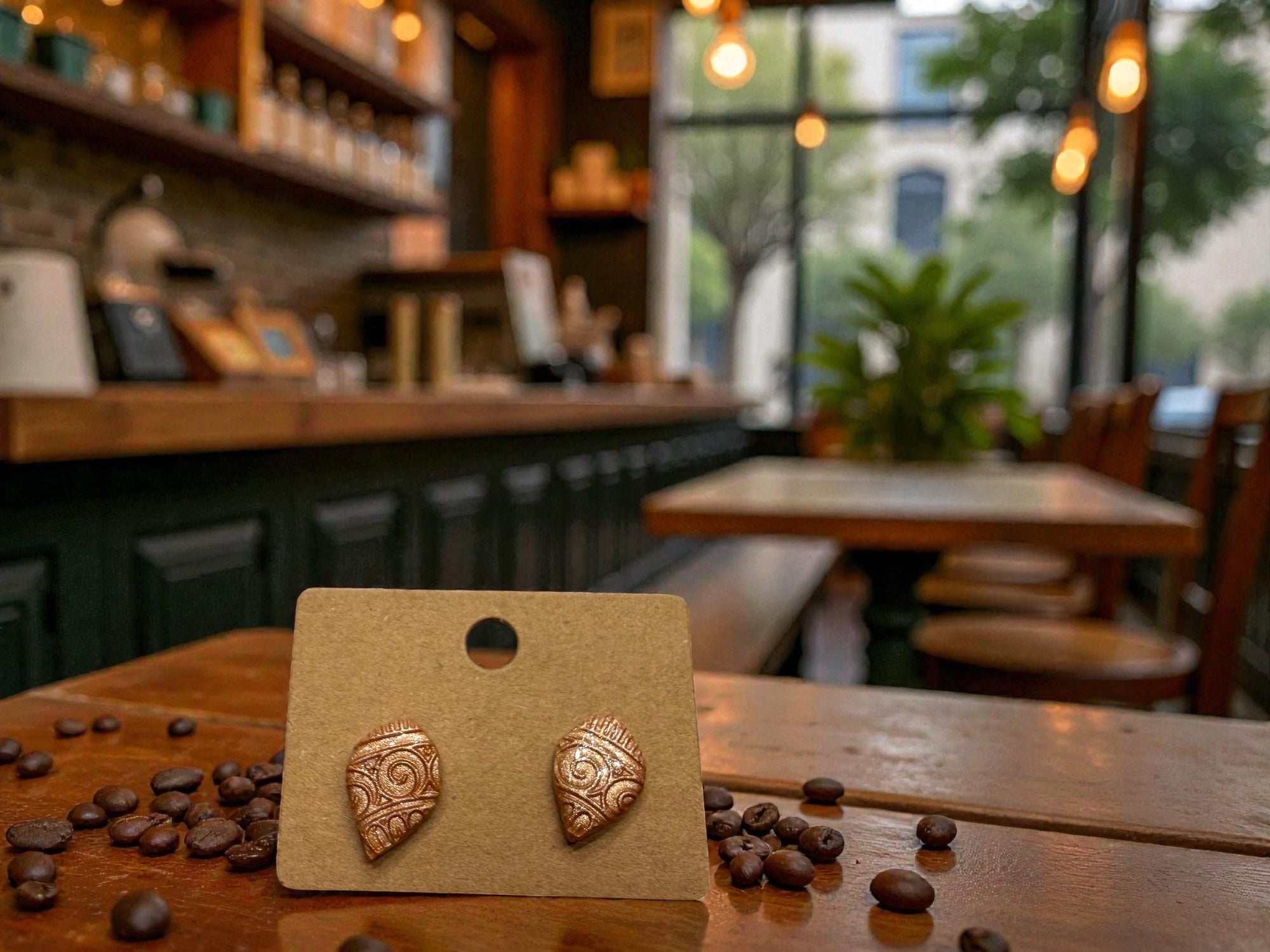 Stunning Copper Studs