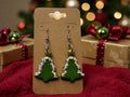 Snow Capped Christmas Tree Dangles