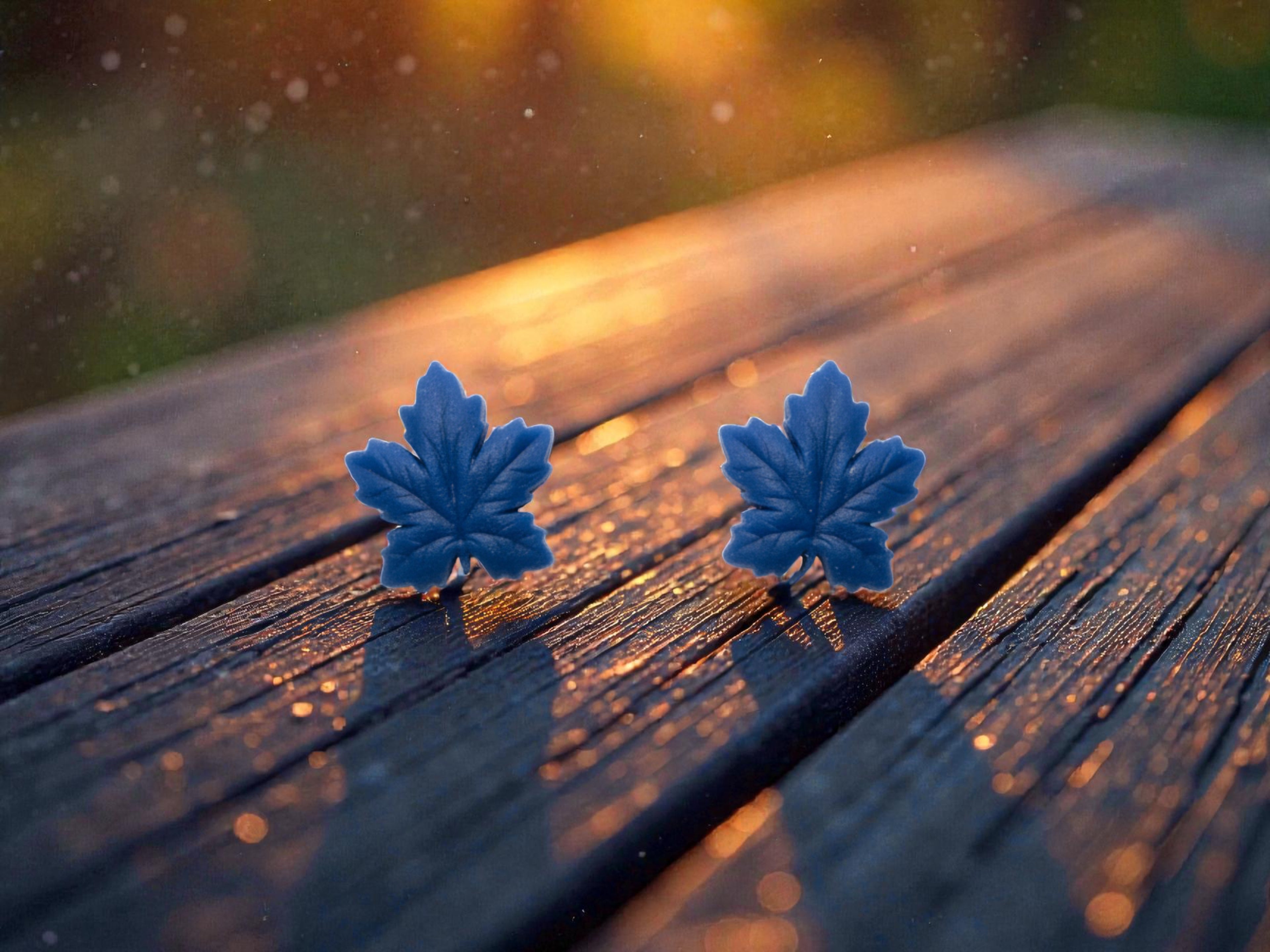 Midnight Maple Studs