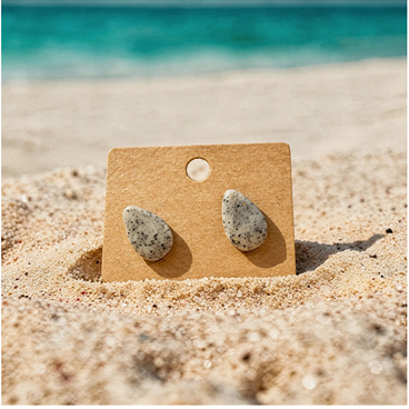 Sandy Studs - Beach Collection